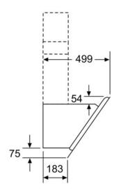 Siemens LC87KHM20 - Campana Decorativa Inclinada 80cm Clase A Blanco