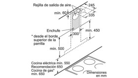 Siemens LC97BHP50 - Campana iQ500 de pared Box Slim de 90 cm Clase A 55dB
