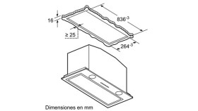 Siemens LB89585M - Módulo de integración Ancho 86 cm Clase A++