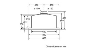 Siemens LB89585M - Módulo de integración Ancho 86 cm Clase A++