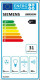 Siemens LB89585M - Módulo de integración Ancho 86 cm Clase A++