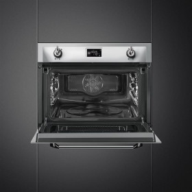 Smeg SF4920MCX1 - Horno Victoria combinado con microondas alto de 45cm