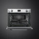 Smeg SF4920MCX1 - Horno Victoria combinado con microondas alto de 45cm