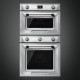 Smeg SF4920MCX1 - Horno Victoria combinado con microondas alto de 45cm
