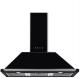Smeg KT100BLE - Campana Decorativa de Pared 100 Cm Clase A Negra