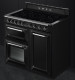 Smeg TR103IBL - Cocina con Placa de Inducción y 3 Hornos Eléctricos Clase A Negra