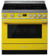 Cocina De Smeg cpf9ipyw freestanding cooker induction hob amarillo giratorio frente lcd clase 5 zonas horno fuegos con placa portofino 90x60cm xxl 3700 w 115