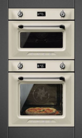 Smeg SFP6925PPZE1 - Horno Multifunción Rústico Pirolítico A+ Crema