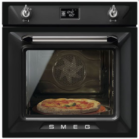 Smeg SFP6925NPZE1 - Horno Multifunción Rústico Pirolítico A+ Negro