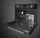 Smeg SF4920VCN1 - Horno Compacto 45 Cm Vapor Clase A+ Vapor Clean Negro