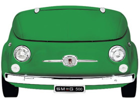Smeg SMEG500V - Frigorífico 50 Style Verde Frontal de un coche