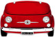 Smeg SMEG500R - Frigorífico 50 Style Rojo Fiat 500 Forma coche