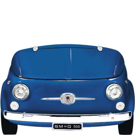 Smeg SMEG500BL - Frigorífico 50 Style Azul Frontal de un coche