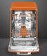 Smeg LVFABOR - Lavavajillas Libre Instalación 60 Cm 13 Cubiertos Naranja