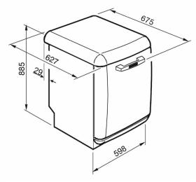 Smeg LVFABOR - Lavavajillas Libre Instalación 60 Cm 13 Cubiertos Naranja