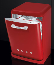 Smeg LVFABRD - Lavavajillas Libre Instalación 60 Cm 13 Cubiertos Rojo