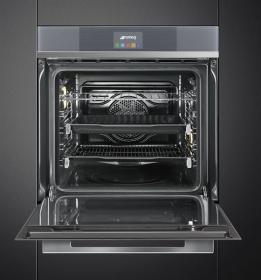 Smeg SF6104TVS - Horno Termoventilado TFT Touch Clase A+ Silver Glass