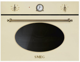 Smeg SF4800MPO - Microondas con Grill 60x45 Cm 40 Litros Color Crema