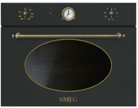 Smeg SF4800MAO - Microondas con Grill 60x45 Cm 40 Litros Antracita
