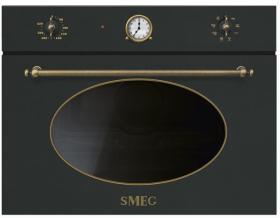 Smeg SF4800MAO - Microondas con Grill 60x45 Cm 40 Litros Antracita