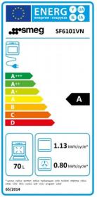 Smeg SF6101VN - Horno Ventilado 60 Cm Clase A Display LED Negro