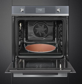 Smeg SFP6101PAS - Horno Termoventilado Pirolítico Piedra de Pizza Clase A