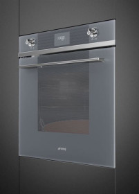 Smeg SFP6101PAS - Horno Termoventilado Pirolítico Piedra de Pizza Clase A