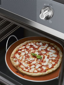 Smeg SFP6101PAS - Horno Termoventilado Pirolítico Piedra de Pizza Clase A