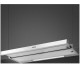 Smeg KSET9XE - Campana Telescópica 90 Cm Clase E 3 Velocidades Silver