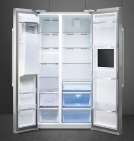 Smeg SBS63XEDH - Frigorífico Americano 180 x 91 Cm Clase A+ Inoxidable