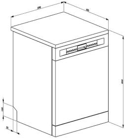 Smeg LVS2125SXES - Lavavajillas 60 Cm 13 Cubiertos Clase A+ Inoxidable