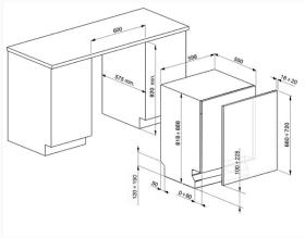 Smeg STE521 - Lavavajillas Integrable 60 Cm 12 Cubiertos Clase A+