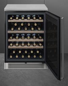 Smeg CVF338X - Vinoteca 38 Botellas Clase A Inoxidable Antihuellas
