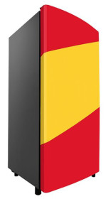 Hisense RR195D4DE1 - Frigorífico 1 Puerta A+ 519x536 Bandera España