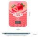 Tm Electron TMPBPS027 - Báscula de cocina 14,5x20cm Fresas Vintage