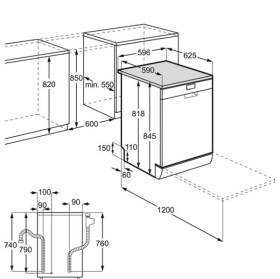 Electrolux ESF9515LOX - Lavavajillas Inox de 60cm para 14 cubiertos A+++