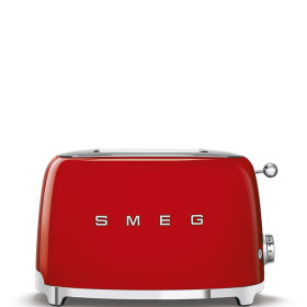 SMEG TSF01RDEU - Tostadora 2 Rebanadas 6 niveles 2x2 950W Style Rojo