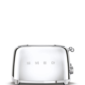 SMEG TSF03SSEU - Tostadora 4 rebanadas, 4x4, Línea Años 50, 950W, Color Cromado