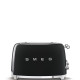SMEG TSF03BLEU - Tostadora 4 rebanadas, 4x4, Línea Años 50, 950W, Color Negro