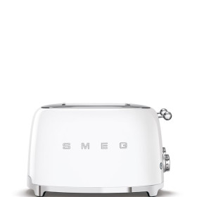 SMEG TSF03WHEU - Tostadora 4 rebanadas, 4x4, Línea Años 50, 950W, Color Blanco