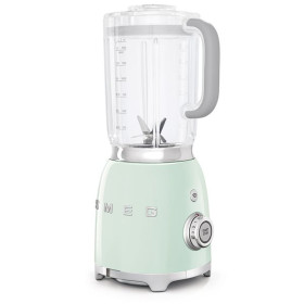 SMEG BLF01PGEU - Batidora de vaso 4 niveles velocidad 1,5l 800W Color verde agua