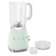 SMEG BLF01PGEU - Batidora de vaso 4 niveles velocidad 1,5l 800W Color verde agua