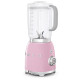 SMEG BLF01PKEU - Batidora de vaso 4 niveles velocidad 1,5l 800W Color Rosa