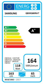 Samsung QE65Q60RATXXC - Televisor QLED 4K 65" Smart TV IA Q60R 2019