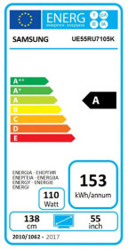 Samsung UE55RU7105KXXC - Televisor LED 55" 4K UHD Smart TV HDR Serie 7