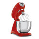 SMEG SMF03RDEU - Robot cocina 10 velocidades 4,8l 800W Color Rojo