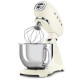 SMEG SMF03CREU - Robot cocina 10 velocidades 4,8l 800W Color Crema