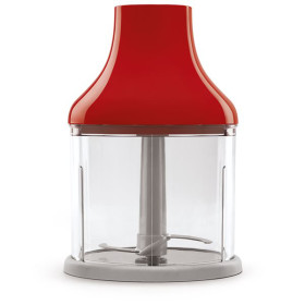 SMEG HBF02RDEU - Batidora de mano, Línea Años 50, 700W, Color rojo