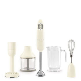 SMEG *DISCONTINUADO* HBF02CREU - Batidora de mano, Línea Años 50, 700W, Color crema