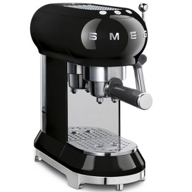 SMEG ECF01BLEU - Cafetera Línea años 50 Thermoblock Capacidad 1l Color negro